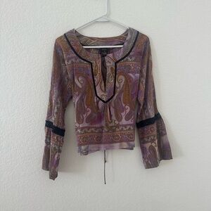 Plenty by Tracey Reese Silk boho top
